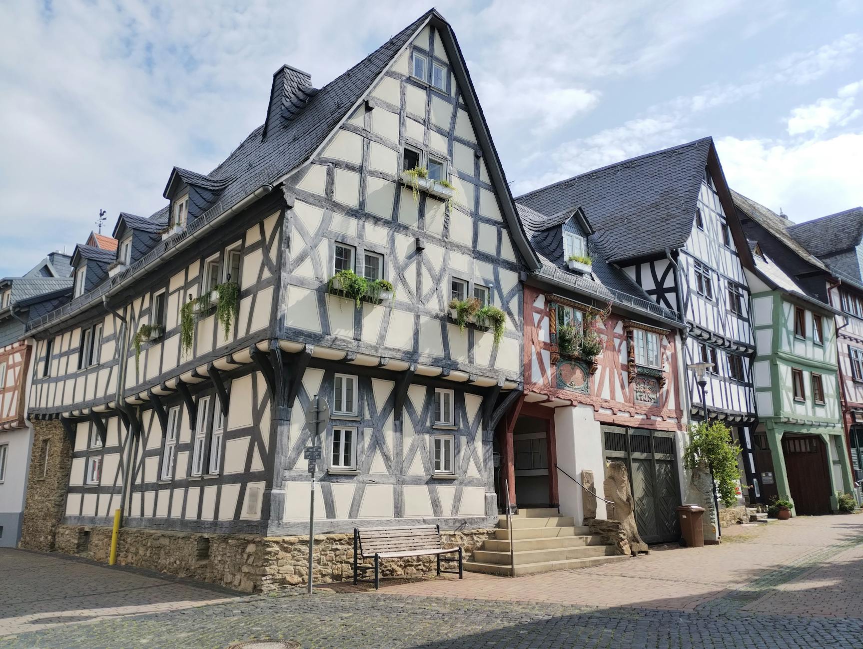 Medieval timber-framed historic building