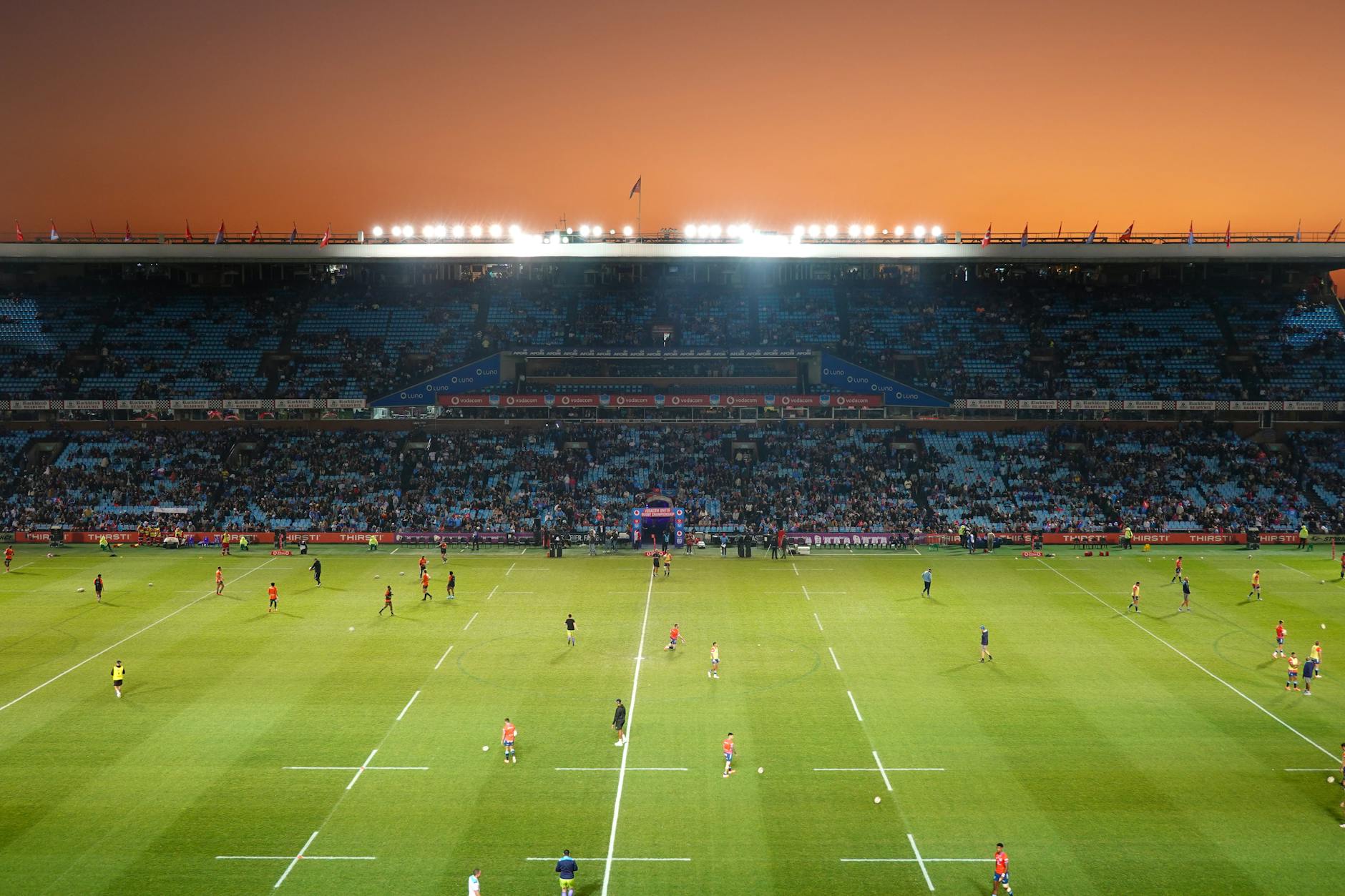 Rugby match in Manchester — the city hosts both rugby league and rugby union