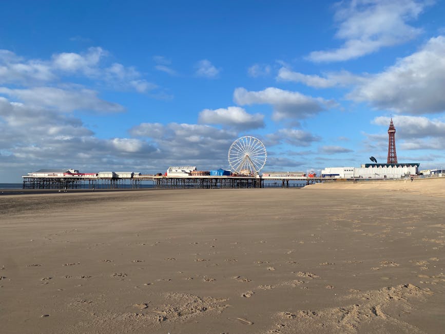 family day trips from Manchester - blackpool seaside beach pier