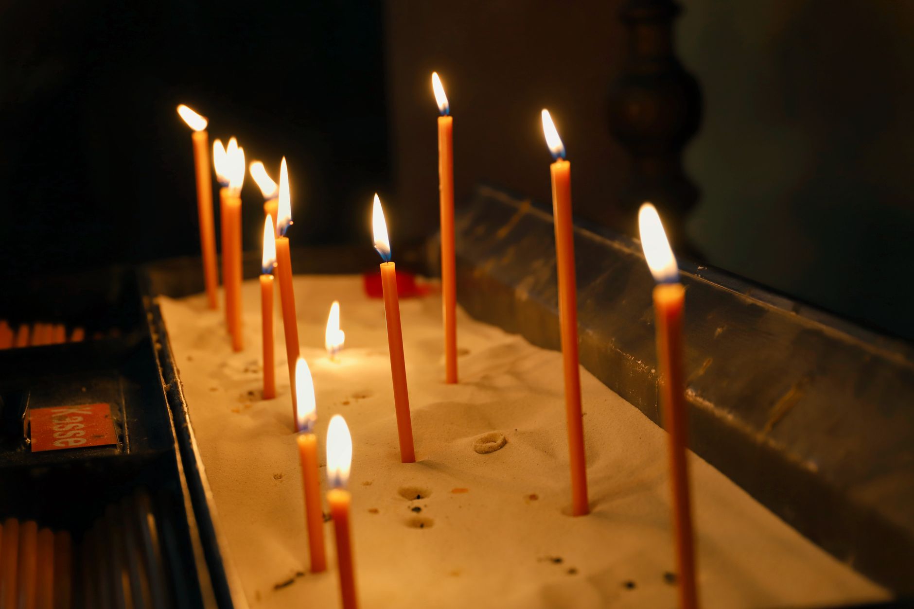 Manchester Christmas Eve Cathedral Midnight Mass candles winter