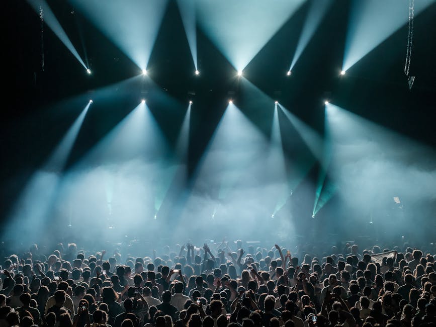 Best Live Music Venues in Manchester: From Intimate to Arenas (2026) 5 Manchester concert crowd lights
