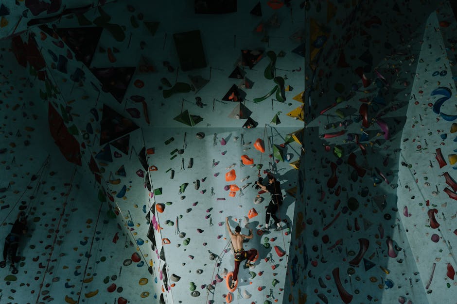 Indoor climbing Manchester rainy