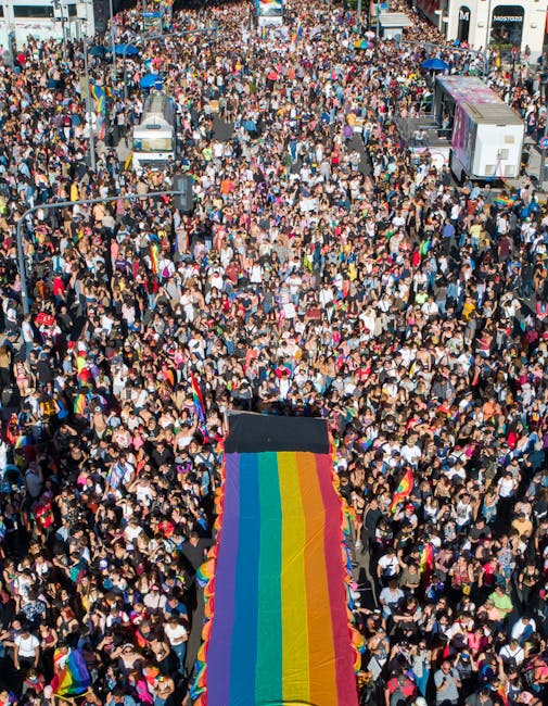 Manchester Pride parade Canal Street