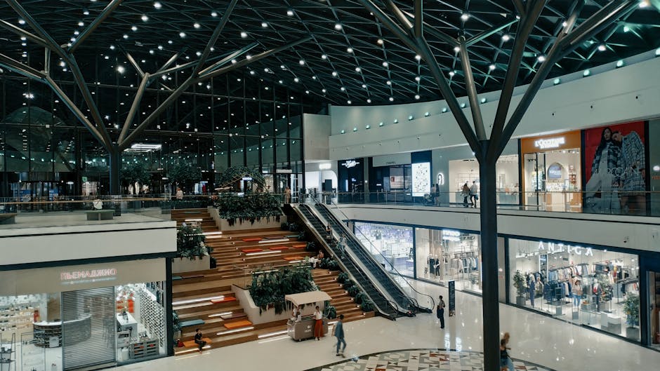 Trafford Centre Manchester indoor shopping